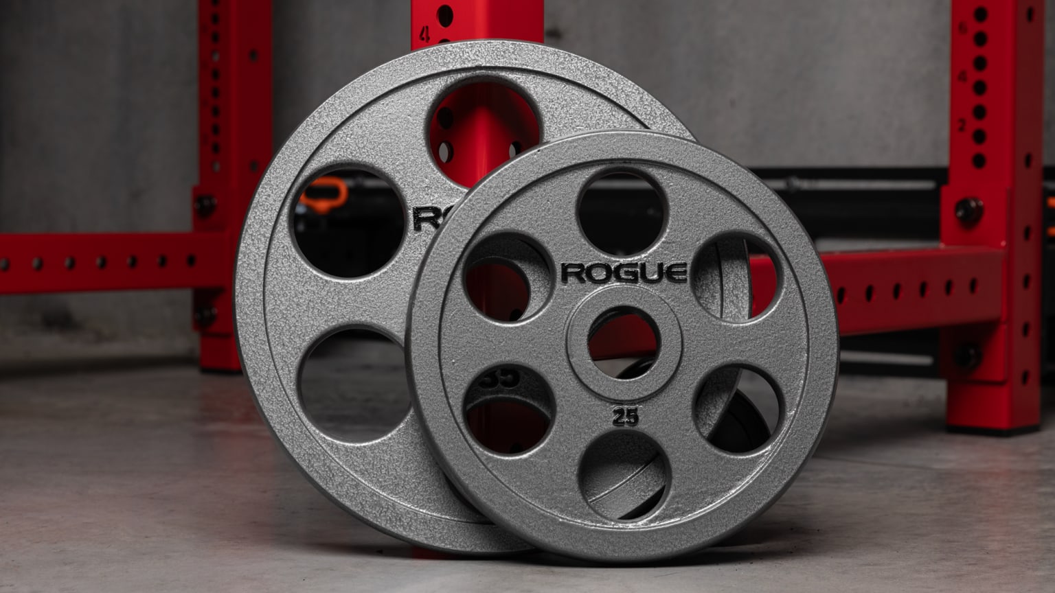 Rogue Boneyard 6 Shooter Olympic Grip Plates Rogue Fitness